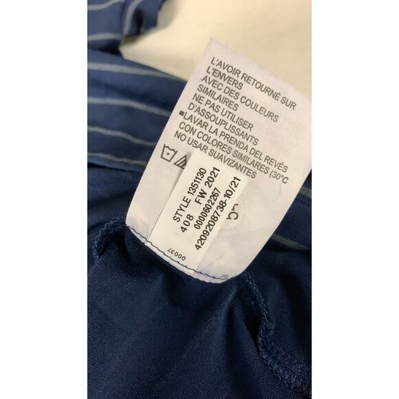 Under Armour Men's MEDIUM UA Performance Polo Shirt Top, Blue / Gray - Picture 7 of 8